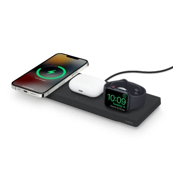 Belkin BoostCharge Pro 3-in-1 -langaton latausalusta MagSafella, musta