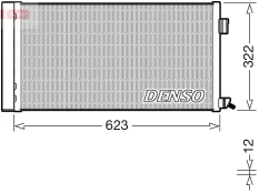 Kondensatorius, oro kondicionierius DENSO DCN11010 kaina