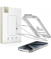 Apsauginis grūdintas stiklas Apple iPhone 15 Pro telefonui "Tech-Protect Quick Set+ 2-Pack"