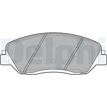 DELPHI LP2048 Brake pad set