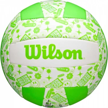 Žalia ir balta Wilson tinklinio kamuolys