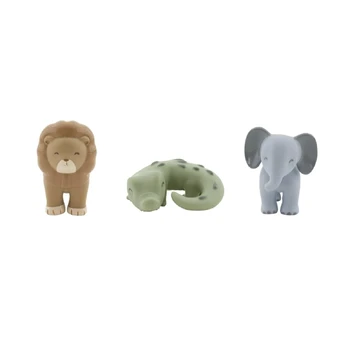 Little Dutch Bath Figures Set/3 ´Safari Friends´
