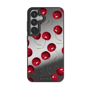 Cherrybomb - Samsung Galaxy S25 Plus Case, Elite Mirror (Magnetic) / Gunmetal