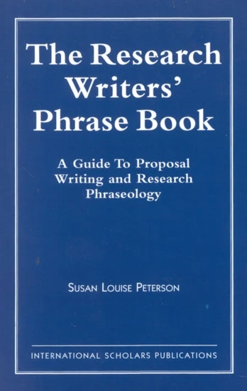 Research Writer's Phrase Book