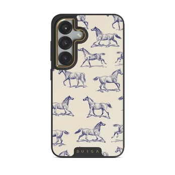 Derby Race - Samsung Galaxy S25 Plus Case, Elite Dark (Magnetic) / Gold
