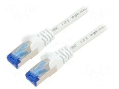 Patch cord | S/FTP | Cat: 6a | RJ45 plug,both sides | stranded | Cu | 20m kaina