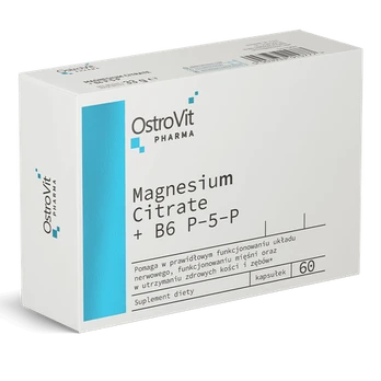 OSTROVIT Pharma Magnesium Citrate+B6 P-5-P - 60 kaps.
