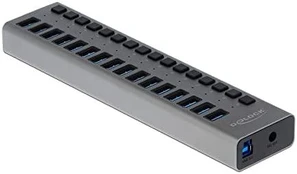 HUB USB 3.1 DELOCK 16-PORTÓW + SWITCH