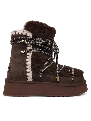 Mou Sniego batai Mini Eskimo FW681014M Tamsiai ruda
