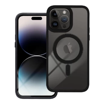 Dėklas Color Edge Mag Cover (MagSafe) skirtas iPhone 15 Plus juodas