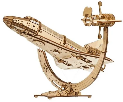 Medinis konstruktorius UGEARS NASA Space Shuttle Discovery