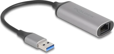 Delock 81571 cable gender changer USB Type-A RJ-45 Anthracite