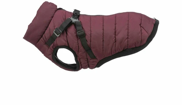 Trixie Pirou winter harness coat, S: 33 cm, sangria