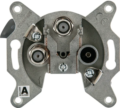 Schwaiger Einzeldose zwei SAT-ZF Anschlüsse 2 dB