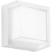 LED išorės sieninis šviestuvas BLOCK, baltas, plotis 16 cm, plastikas, CCT