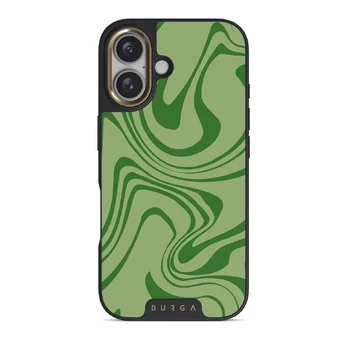 Funky Sensation - iPhone 16 Case, Elite Dark (MagSafe) / Gold