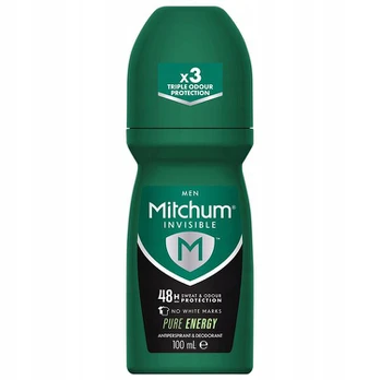 Mitchum Invisible Pure Energy vyrų antiperspirantas roll on 48h 100 ml