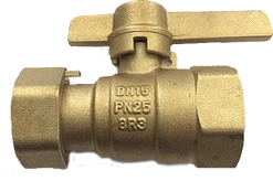 Ventilis tiesus 3/4x3/4 v/v 146040 ARCO su laisva veržle
