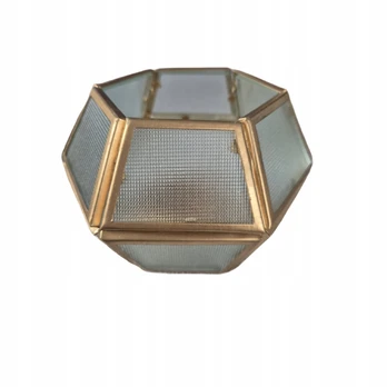 Auksinė geometrinė žvakidė
