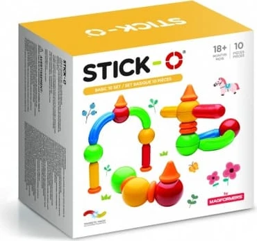 Magformers Magnetiniai blokeliai Stick-O Basic 10 elementų (005-901001)