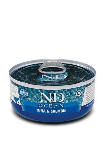 FARMINA N&D CAT OCEAN tunas AND lašiša 70g