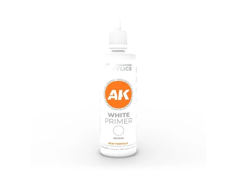 AK Interactive - Baltas PRIMER – 3rd generation baltas gruntas, 100ml, AK11240