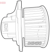 Vidaus pūtiklis DENSO DEA43003 kaina