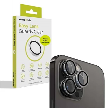 Dėklas Mobile Origin „Easy Lens“ apsauginiai dėklai, skaidrūs – „iPhone 13 Pro/13Pro Max“