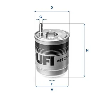 Kuro filtras UFI 24.129.00