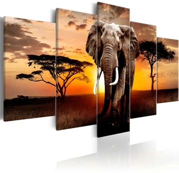Artgeist Paveikslas - Elephant Migration
