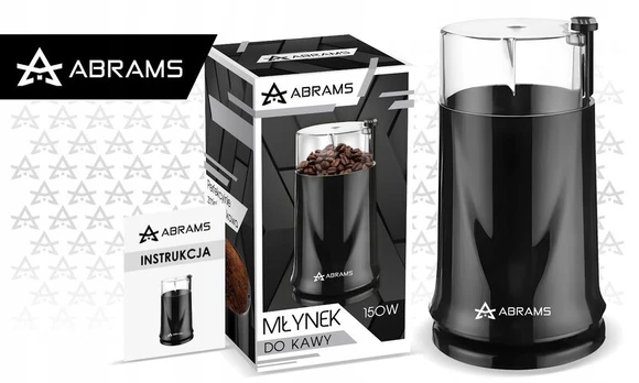 Kavamalė Kavos, riešutų ir prieskonių malūnėlis ABRAMS 150W