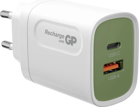GP Battery Įkroviklis GP 1x USB-A 1x USB-C (150GP20WPD)