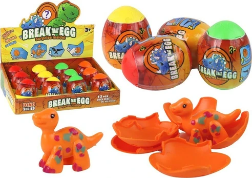 Lean Magic Cracking Egg Dinozauras su lukštu 4 spalvos 6 cm
