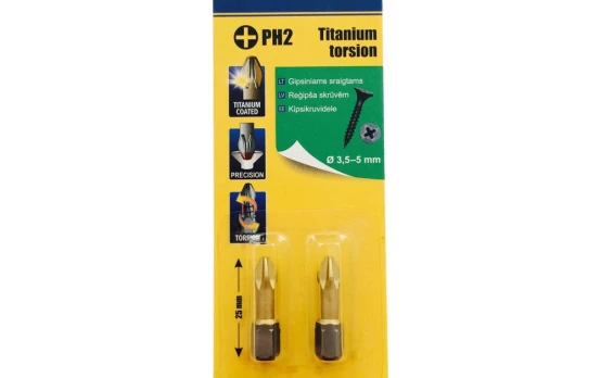 Antgaliai SPECIALIST+ 24/2-057 PH2, 25 mm, 2 vnt.