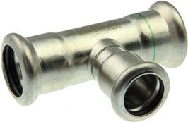 Press reduced tee,KAN-therm Inox 35x18x35 mm