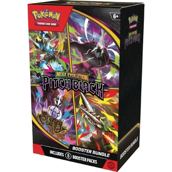 Pokemon Mega Evolution ME05: Pitch Black Booster Bundle rinkinys (anglų k.)