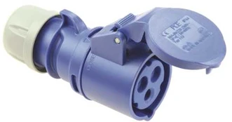 PCE Portable socket Shark 16A 230V 2P + With IP44 213-6