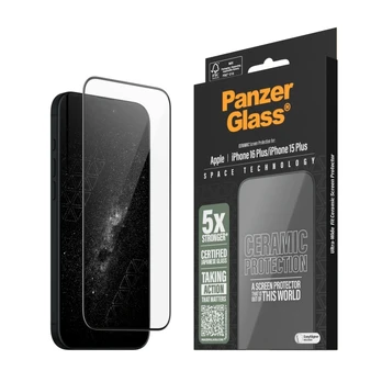 Panzer Glass PanzerGlass Ceramic Screen Protector iPhone 16 Plus 6.7" Ultra-Wide Fit 2855