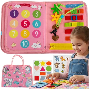 Edukacinė sensorinė knyga Kruzzel Montessori