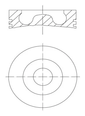 Stūmoklis MAHLE 015 80 00