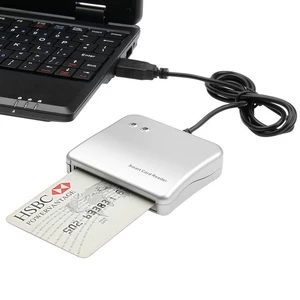 Atminties kortelių skaitytuvas Fusion Accessories ID Card Reader + SIM Silver