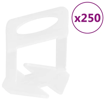 Plytelių išlyginimo spaustukai, 250vnt., 3mm