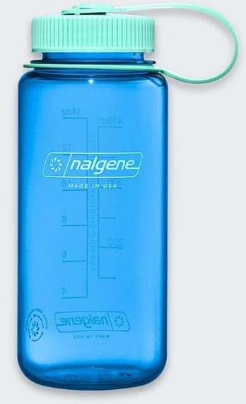 Gertuvė Nalgene plačiakaklis butelis 0,5 l mėlynas