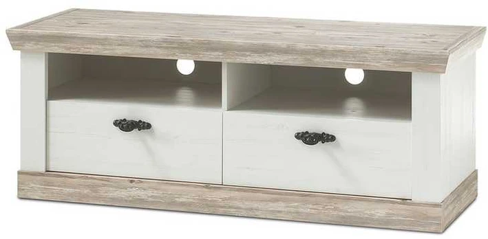 TV stovas Imv Florenz, 134 cm, baltoji pušis/pušis