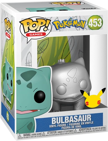 Figūrėlė Funko POP! Pokemon S6 - Bulbasaur (Metallic) exlusive