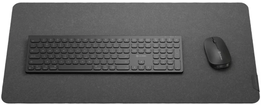 ALOGIC Premium Felt desk mat 73 x 37cm - Dark Pilkas