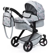 Bayer - Dolls Pram Xeo - Grey (17007AA) kaina
