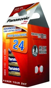 Panasonic Baterija Pro Power AA / R6 24 vnt. kaina