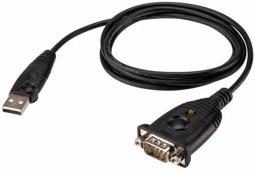 Adapteris USB Aten USB-A - RS-232 Juodas (USB to RS-232 Adapteris (FTDI))