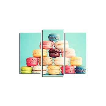 Trijų dalių reprodukcija Macarons